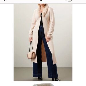 Ashley park x rtr lomg off white sweater